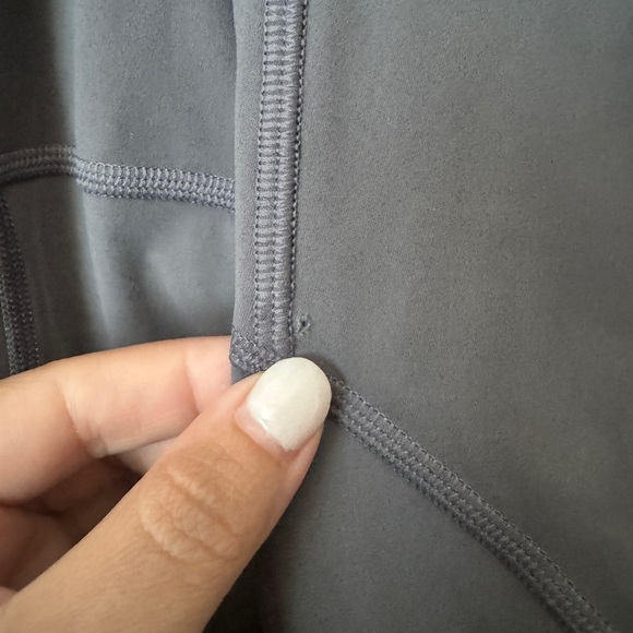 NWT Lululemon Lab Nulux and Mesh One-Piece 8" in ANCHOR - Picture 7 of 7